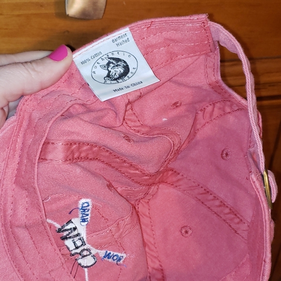 Brand New Rowing Crew Hat Pink Blue Adjustable - Picture 3 of 4